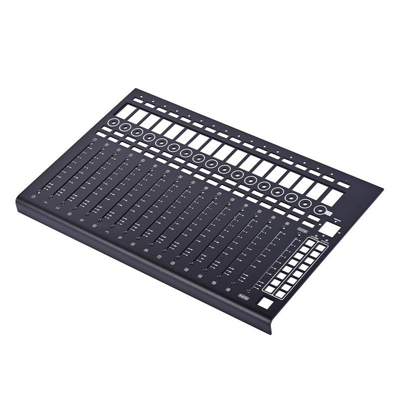 Custom CNC Machined Aluminum Audio Control Panel | 6063 Aluminum | Anodized Finish