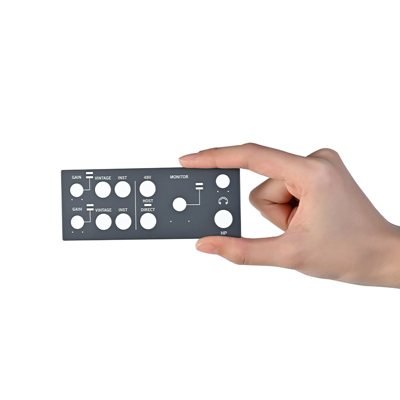 Custom Stamped Aluminum Audio Decorative Sheet | Aluminum | Painted & Screen Printed