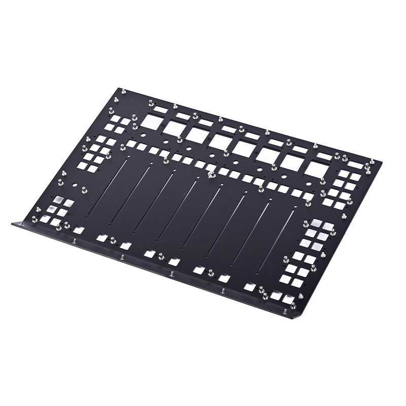 audio-control-panel-cnc-machined