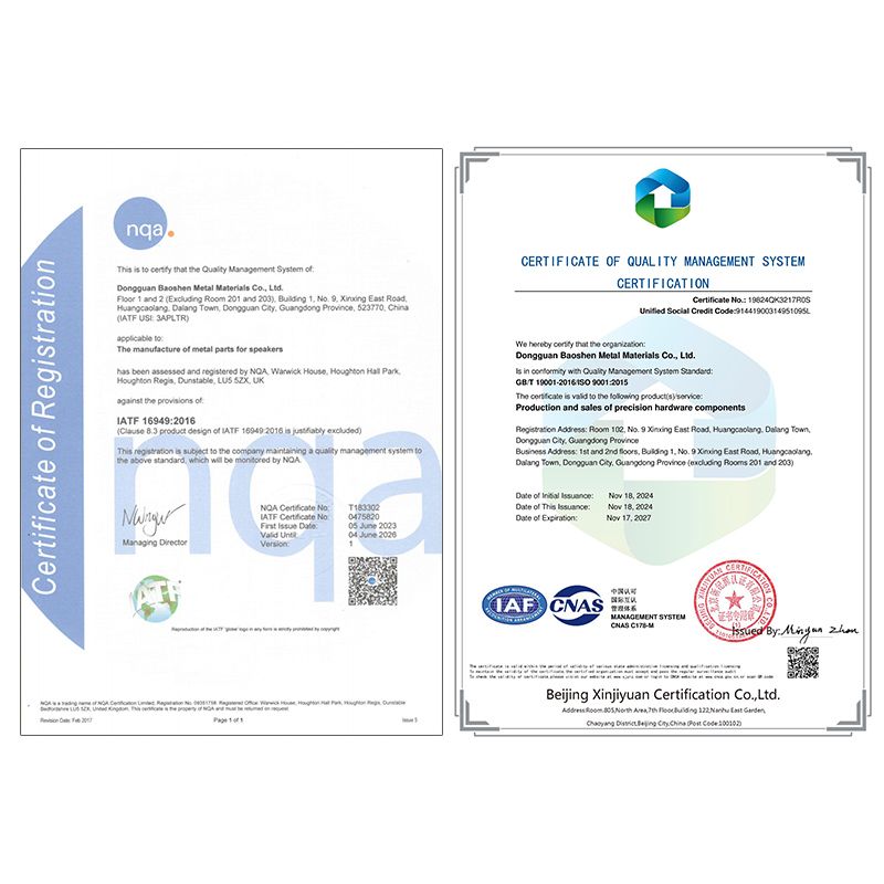 IATF 16949 and ISO 9001 certified CNC machine shop