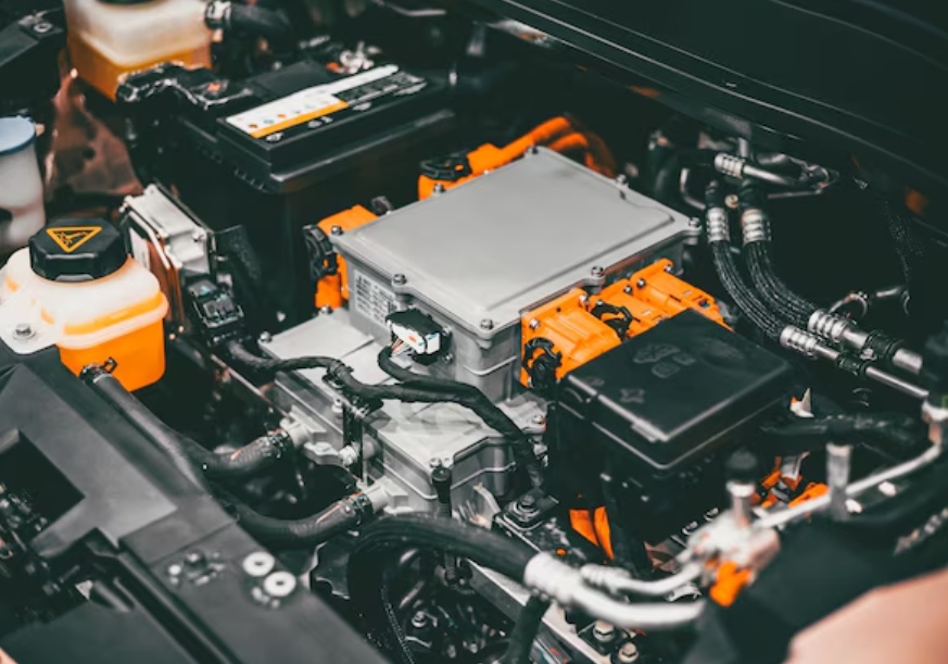 EV motor housing manages heat and keeps magnet positioning