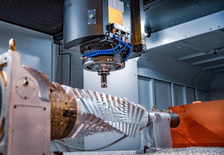 Five-axis machining for large, intricate work