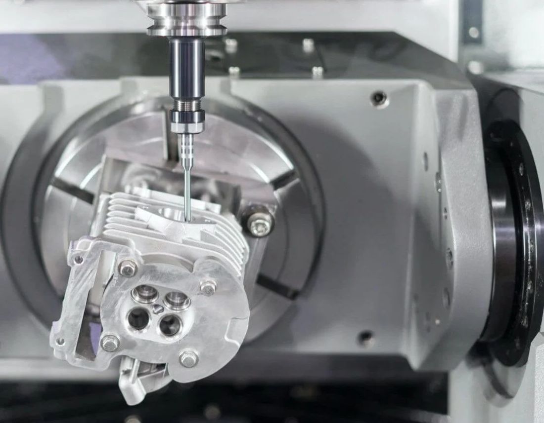 Precision subtractive CNC machining cuts complex materials accurately