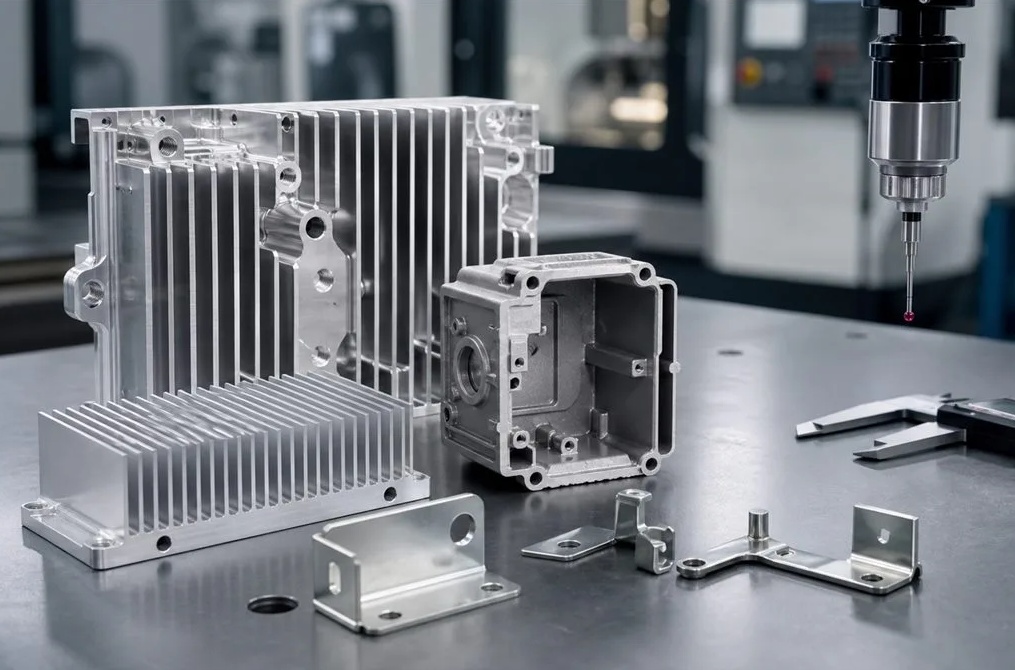 Il telaio monoblocco in alluminio lavorato a CNC per server edge AI migliora le prestazioni termiche.