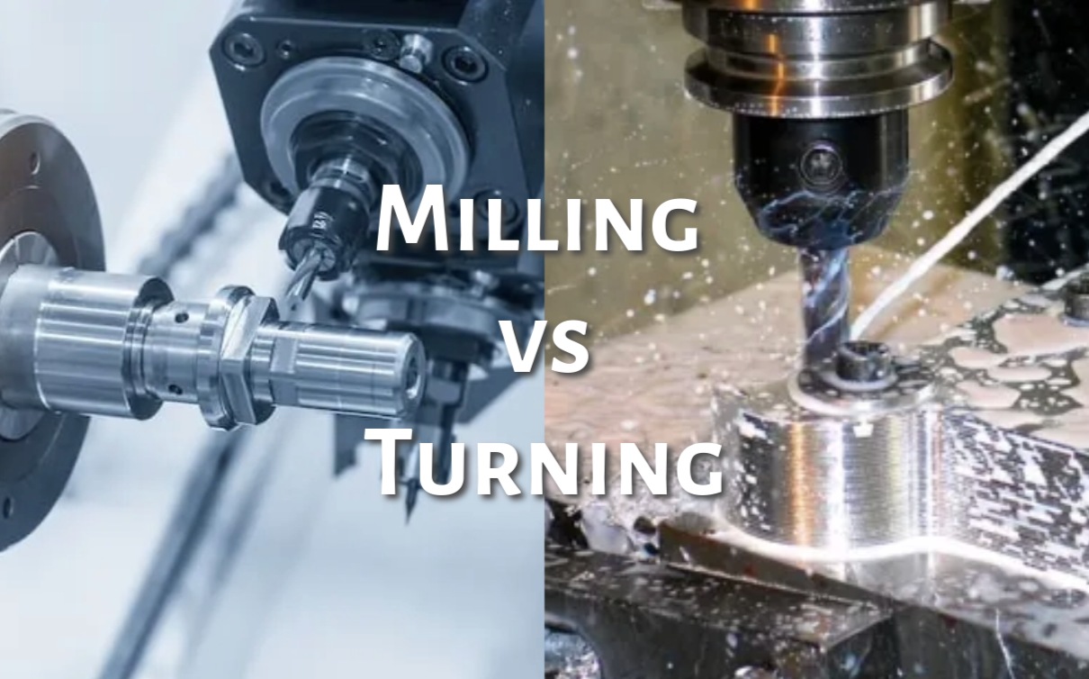 Choosing Between CNC Turning and Milling for Custom Metal Parts