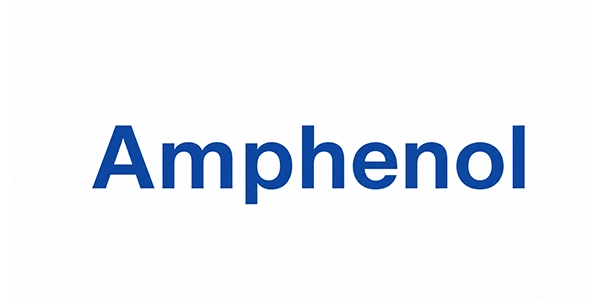 Rejin CNC trusted CNC machined OEM parts manufacturer, cooperative brand: Amphenol, Incorporated, global automotive electronics partner logo