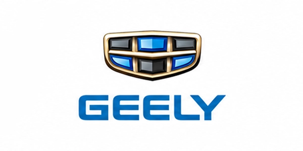 Rejin CNC trusted CNC machined OEM parts manufacturer, cooperative brand:GEELY, Incorporated, global automotive electronics partner logo