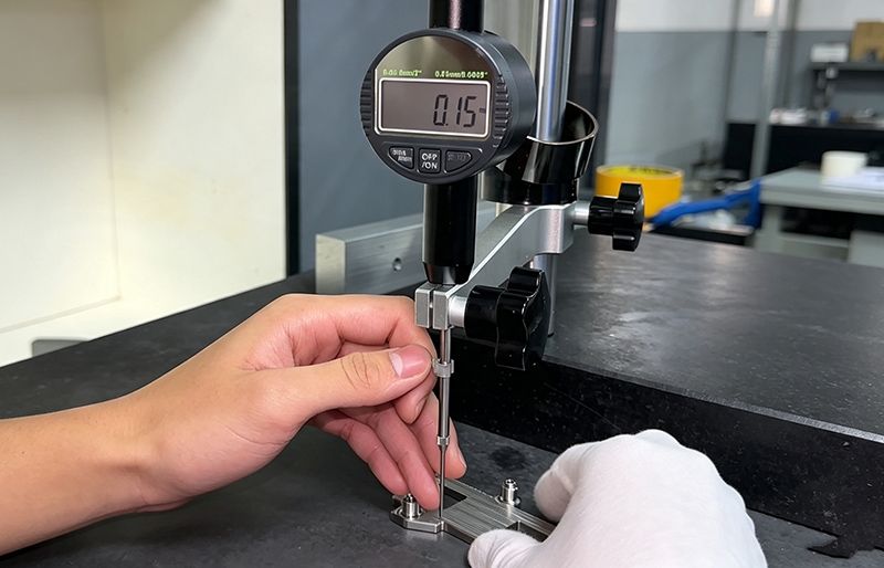 Height gauge precision inspection