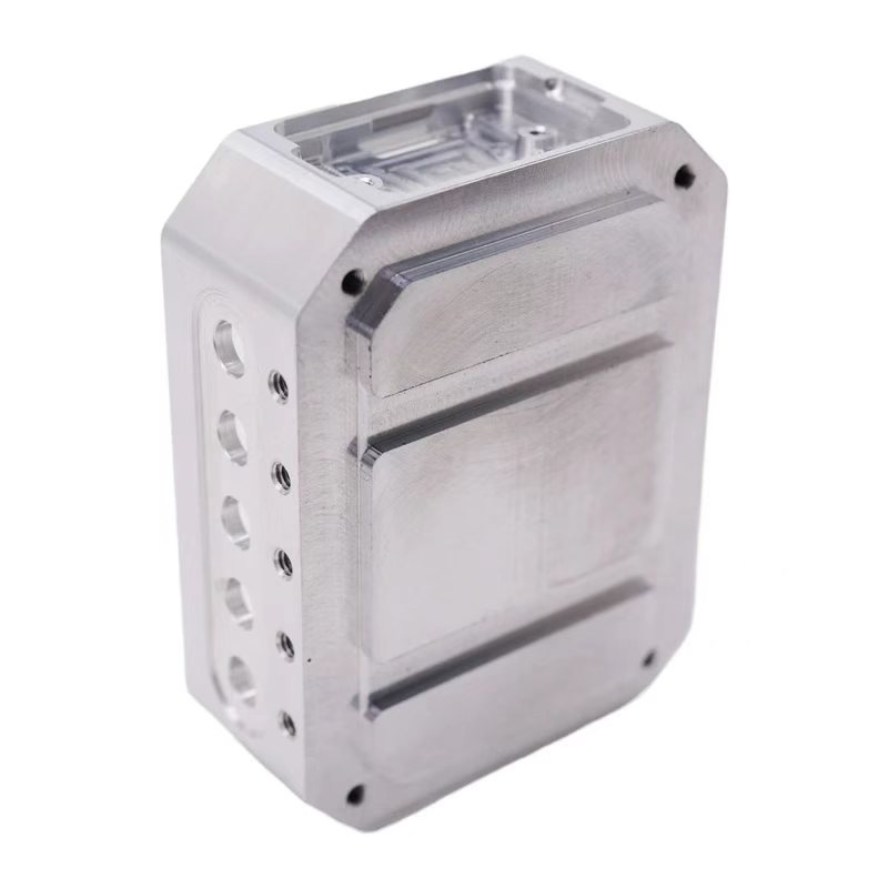 CNC Machined Aluminum Enclosure Housing Detail