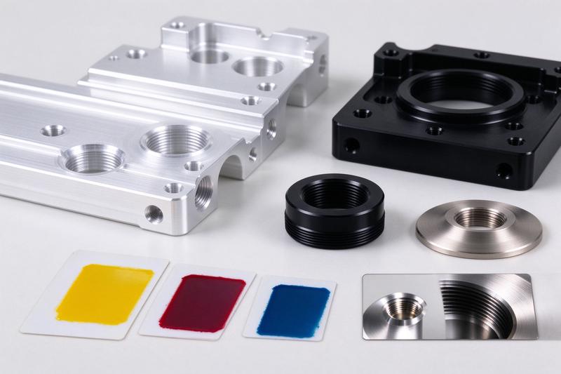 Anodized aluminum parts surface treatment