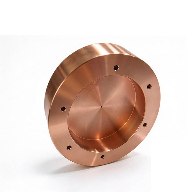 Custom CNC Turned Flange & End Cap for EV Motor