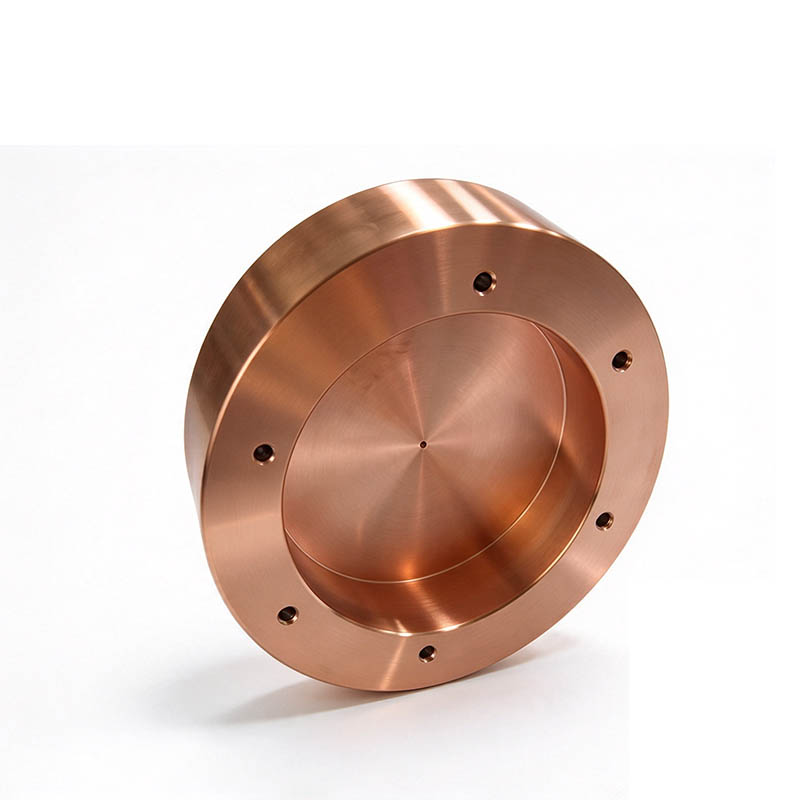 Custom CNC Turned Flange & End Cap for EV Motor