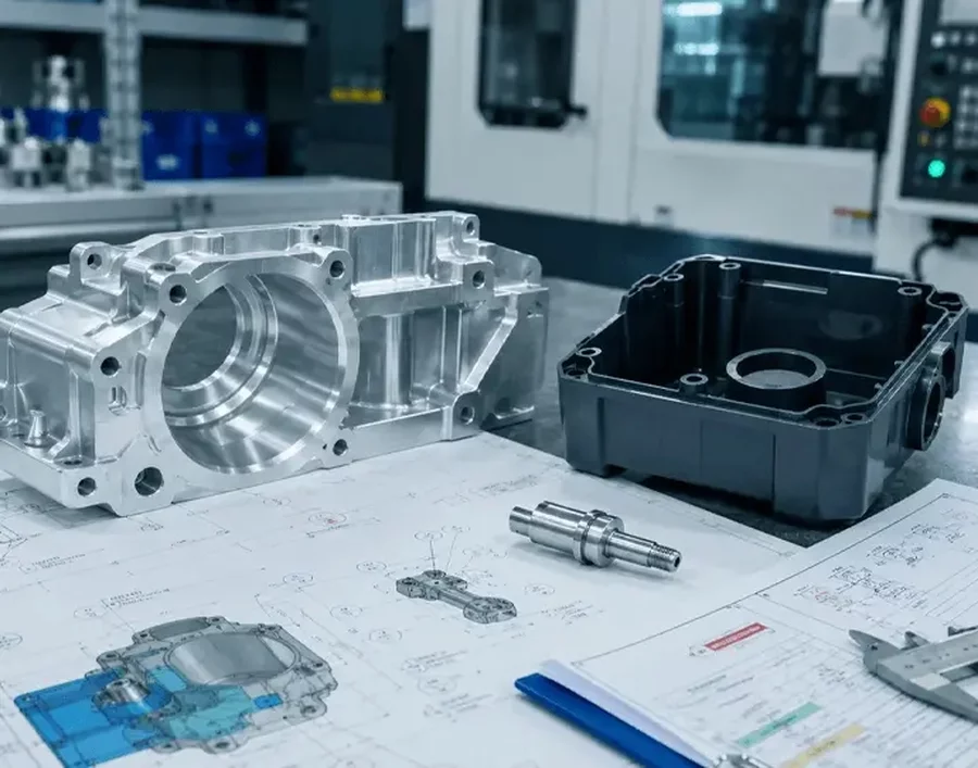 Custom EV CNC machining for powertrain and structural parts
