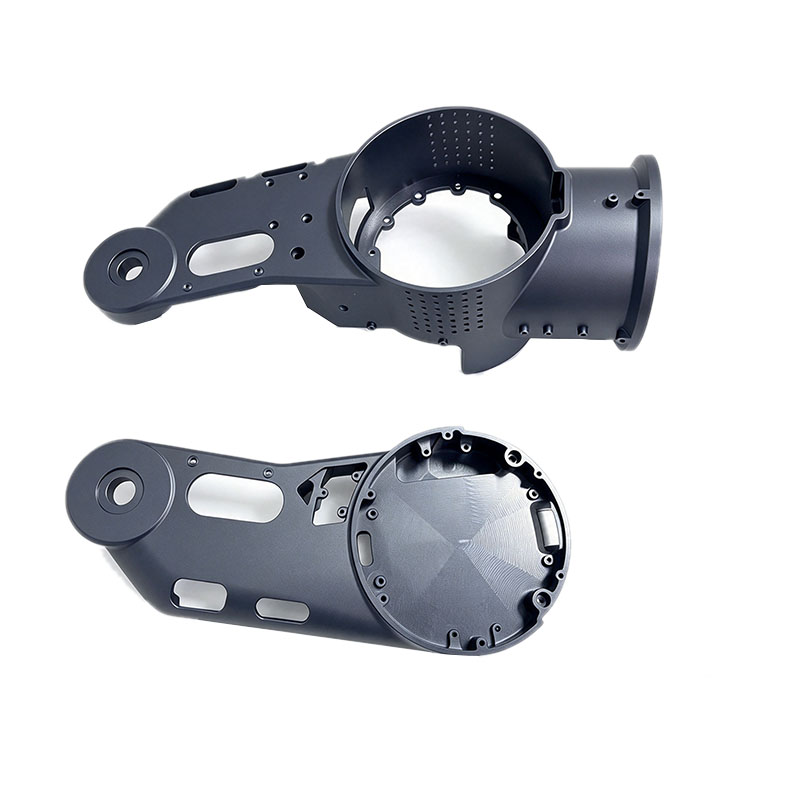 Lightweight anodized robot wrist arm linkage with ventilation holes