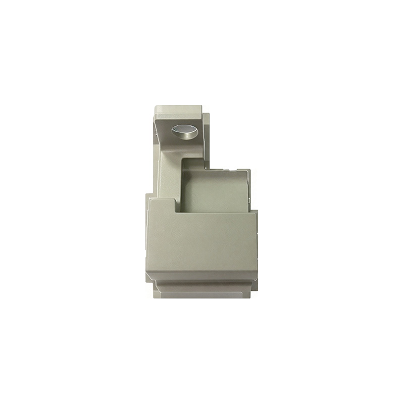 Precision anodized robot joint housing bracket with bore