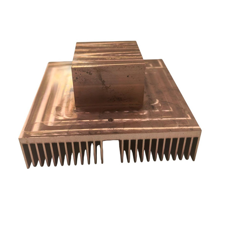 T2 copper liquid cold plate base for high-power electronics