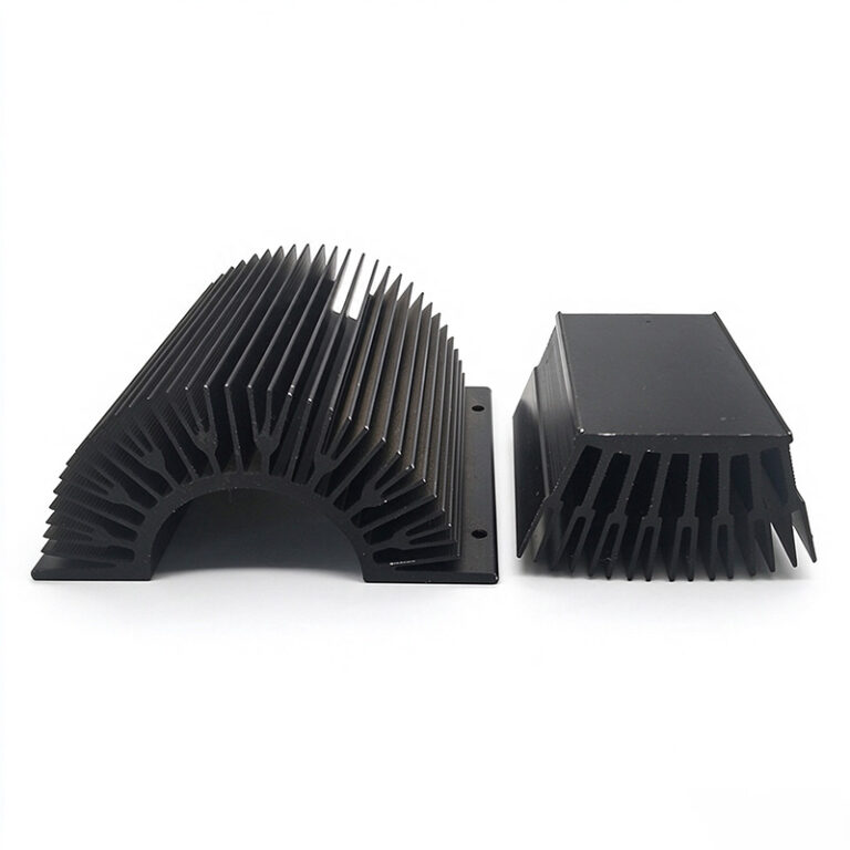 U-Channel Clamp-On Aluminum Heat Sink for Pipe Mounting